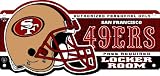 San Francisco 49ers Locker Room Sign