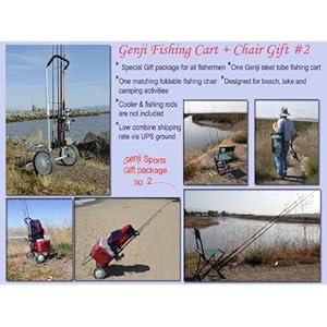 Fishing cart and fishing Chair Gift set