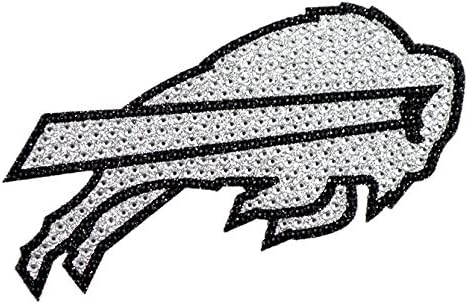 Buffalo Bills 6"x6" Rhinestone Glitter Bling Decal