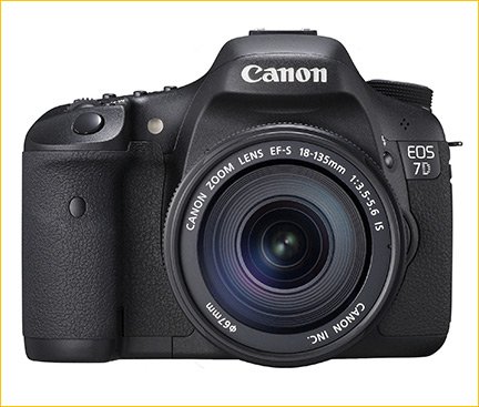 Canon EOS 7D with Canon EF-S 18-55mm for Canon Digital SLR Cameras