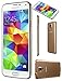 Samsung Galaxy S5 G900A 16GB Unlocked GSM 4G LTE Quad-Core Smartphone, White and Gold w/ 16MP Camera (Certified Refurbished)