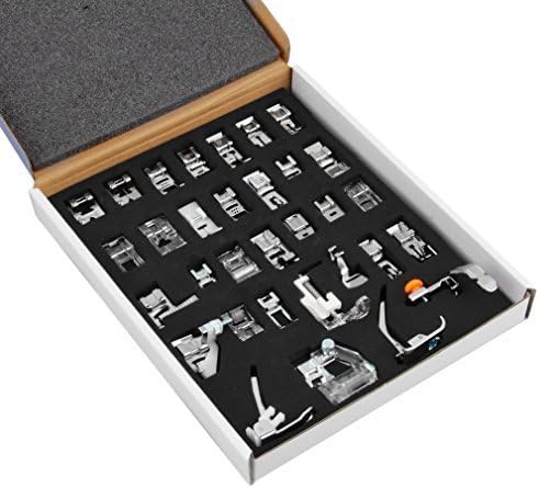 Generic Pro 32pcs Domestic Sewing Machine Foot Feet Set For Brother Singer Janome Elina by Generic Pro