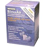 SinuPulse SinuAir powder irrigation solution, pre-measured.