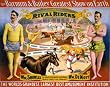 Circus Poster Rival Riders Photograph - Beautiful 16"x20" Photographic Print from the Library of Congress Collection