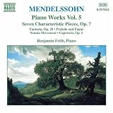Mendelssohn - Piano Works, Vol 5
