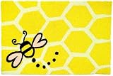 #1: Low Price
 Let it Bee Honeycomb Honey Bee Jellybean Accent Area Rug