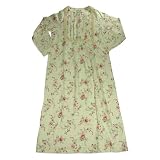 ladies plus size floral flannel nightgown