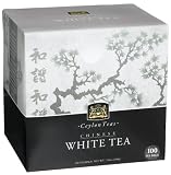 Silkenty Chinese White Tea Block, 100-Count Tea Bag Boxes (Pack of 3)