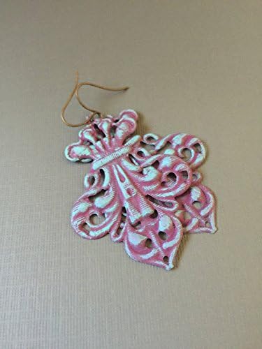 Colorful Fleur De Lis Bohemian Style Statement Earrings