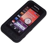 Produkt-Bild: mobile:instyle Silikon Case schwarz Tasche f&uuml;r Samsung S5230