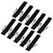 BCP 10pcs Velvet Drawstring Pen Pouch, Pen Bag/ Holder (Black Color)