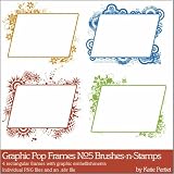 Photoshop Brushes - Graphic Pop Frames No. 05 Brushes and Stamps