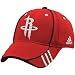 adidas Houston Rockets Red NBA 2007 Draft Day L/XL Flex-Fit Hat