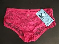 bikini slip, bellina intimates, Bellina Intimates LACE PANTY Fuschia
