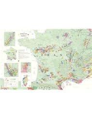 Book: Wine Map of France - De Long Company