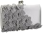 Menbur 815680090 Chloe Clutch,Pearl Grey,one size