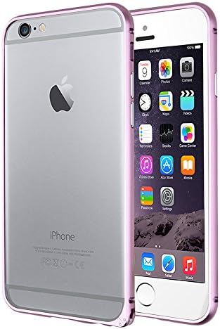 iPhone 6 Case, Slimpack Metal Bumper Case (Pink)