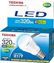 TOSHIBA E-CORE(イー・コア) LED電球(密閉器具対応・フィンレス構造・E17口金・ミニクリプトン電球形・小形電球25W相当・320ルーメン・昼白色) LDA4N-E17