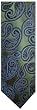 Men's Tommy Hilfiger Neck Tie 100% Silk Green/Blue Blend