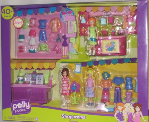 Childrens Toyshop  Toys : Polly Pocket Shoporama Superset
