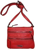 Nine West Purse Handbag Crossbody Minnie Papaya
