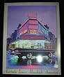 Lucinda Lewis Geno's Steaks Chevy Impala Convertible Metal Sign