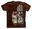 The Mountain Evolution Siberian & Bengal Tigers Short Sleeve Adult Tee T-shirt