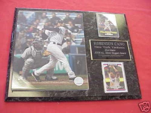 Yankees Robinson Cano 2 Card Collector Plaque