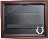 NFL Indianapolis Colts Removable Face Jersey Display -Mahogany with Museum Quality UV Upgrade
