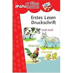 miniL�K Erstes Lesen: mini L�K, �bungshefte, Erstes Lesen, Druckschrift