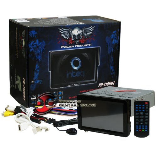 Power Acoustik PD718NBT Bluetooth Enabled 1DIN InDash Inteq
