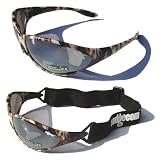 Camouflage Ladgecom All-Weather Sunglasses & Goggles with Head Strap for Cycling, Running & Ski Sports Camouflage Ladgecom All-Weather Sunglasses & Goggles with Head Strap for Cycling, Running & Ski Sports