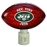 Pack of 2 NFL New York Jets Football Shaped Night Lights