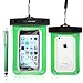 Eco-Fused Premium Waterproof Case with IPX8 Certificate for iPhone SE, 5S, 5, 4G, 4 3, iPod Touch 3, 4, 5; Samsung Galaxy S5 Mini, S4 Mini, S3 Mini - Stylus and Cleaning Cloth Included