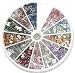 720 Butterflies, Water Drop Shaped Nail Art Craft Rhinestones Wheel Kit