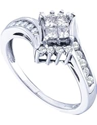 0.49CTW DIAMOND LADIES INVISIBLE RING