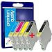 5 Nouvelle Version Premium Qualit� 100% Compatible cartouches d'encre pour Epson Stylus D78 D92 D120 DX4000 DX4050 DX4400 DX4450 DX5000 DX5050 DX6000 DX6050 DX7000F DX7400 DX7450 DX8400 DX8450 DX9400F S20 S21 SX100 SX105 SX115 SX110 SX200 SX205 SX210 SX215 SX218 SX400 SX405 SX410 SX415 SX510W SX515W SX600FW SX610FW Office B40W BX300F BX600FW Compatibles avec TO711 TO712 TO713 TO714 TO715 T0711 T0712 T0713 T0714 T0715 TO891 TO892 TO893 TO894 TO896 (2noir+1cyan+1magenta+1jaune)