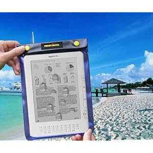 TrendyDigital WaterGuard Waterproof Case for Kindle DX, Purple Border