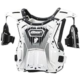 Thor MX Quadrant Protector Men's Roost Deflector Dirt Bike Motorcycle Body Armor - White/Black / One Size