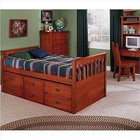 Mission Youth Twin Captain's Bed