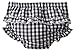 Calvin Klein Baby-Girls Infant Black White Plaid Top with Diaper Short