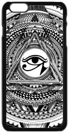 Danny Store Hardshell Cell Phone Cover Case for New iPhone 6 Plus (5.5"), Pyramid Illuminati Don't Trust Anyone Triangle
