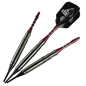 Cuesoul Tungsten Soft Tip Darts - Precise Barrels 16.09 Grams 85% Tungsten