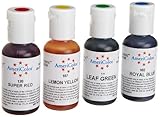 AmeriColor Beginner Soft Gel Paste Food Color 4 Pack Kit