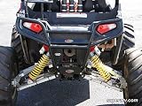 #1076 POLARIS RZR REAR BRUSH GUARD BLACK