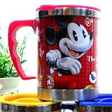 Japan Mickey Mouse 450 ml Stainless Steel Double Wall Insulated Thermos Mug Coffee Tea Cup