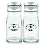 NFL Dallas Cowboys Glass Salt & Pepper Shakers