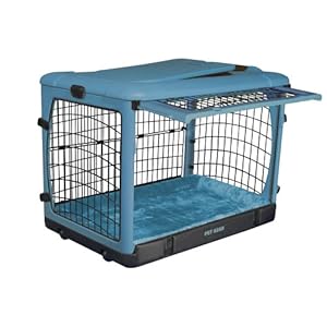 Pet Gear Another Door Steel Crate With Plush Pad And Carry Bag Pet Gear The Opposite Door Steel Crate With Plush Pad And Carry Bag