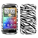 Black/ White Zebra Hard Protector Case Cover For HTC Sensation 4G