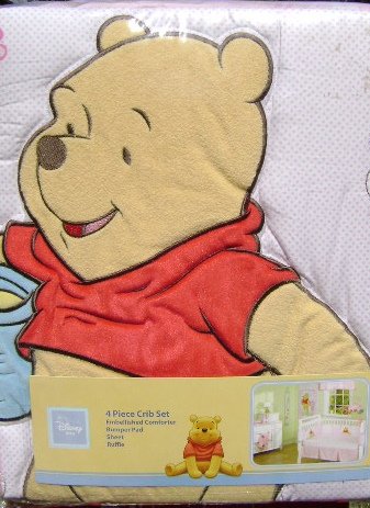 Disney Baby Pooh 4 piece crib bedding